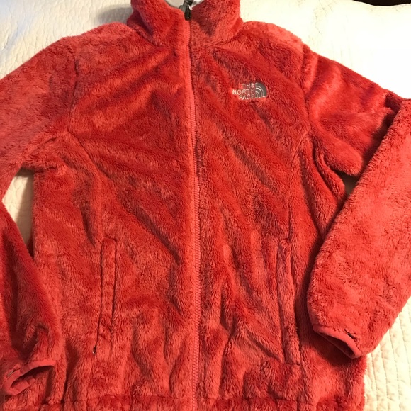 North Face Ostio Jacket Ladies Sz Small coral - Picture 1 of 4
